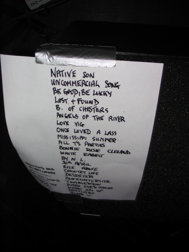 Salisbury Set List 1