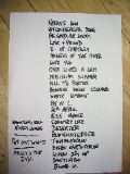 Salisbury set list